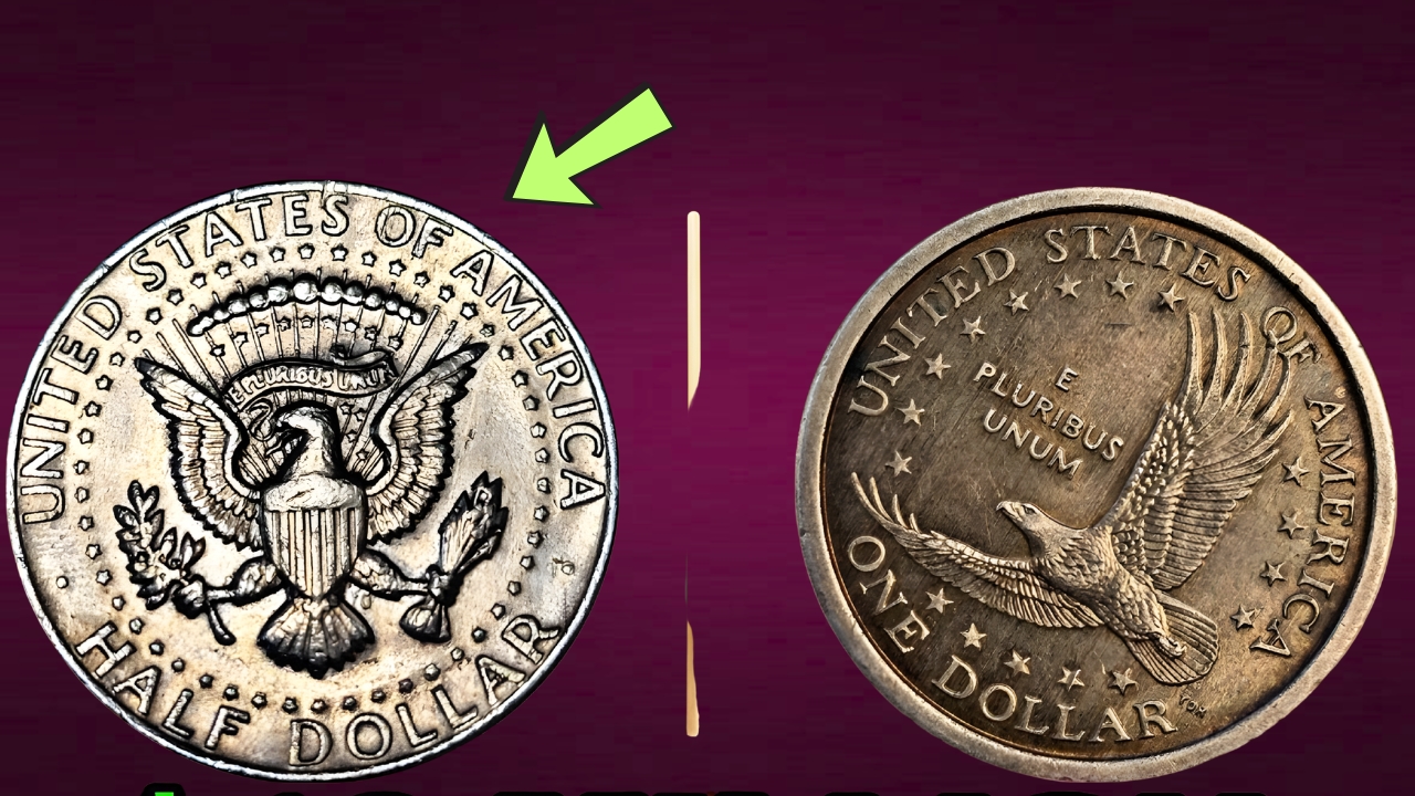 Sacagawea Dollar vs Kennedy Half Dollar